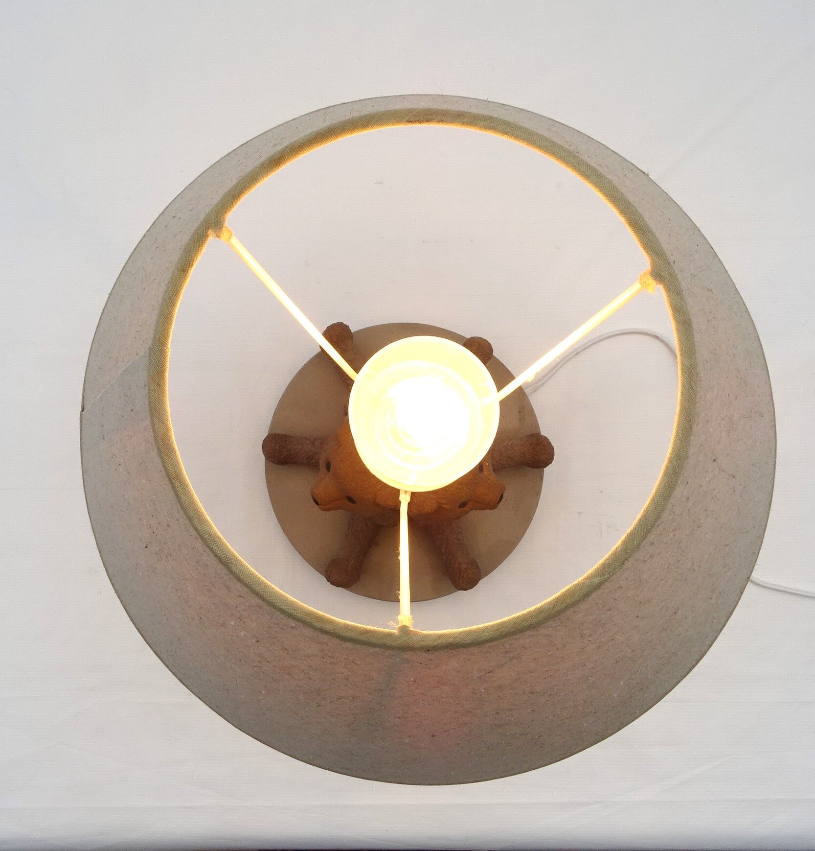 Table lamp 3 bears resin