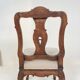 18th-Century German Baroque Chair in Carved Walnut, 1740s