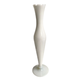 White opaline vase 50s