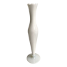 Vase en opaline blanc années 50