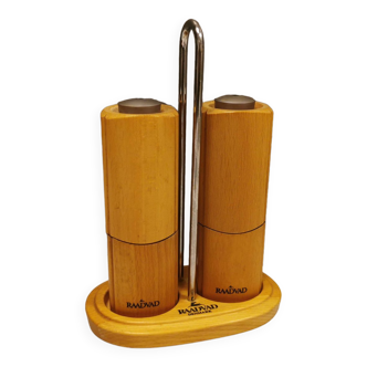 Pepper and salt mills designed by Royal Raadvad. Late 20th century.