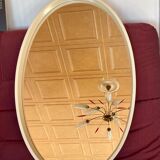 Oval pop mirror from the 60s 70s