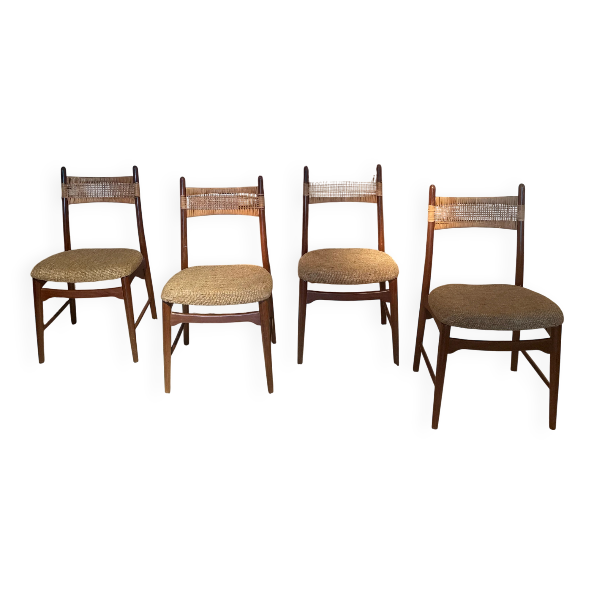 Vintage Scandinavian chair "Hanne" in teak (4 available)