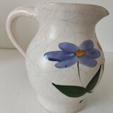 Vintage Marais Pottery style flower pitcher