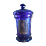 Pharmacy bottle in cobalt blue glass 19 eme : c.violar