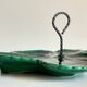 Vintage glazed ceramic slip dish