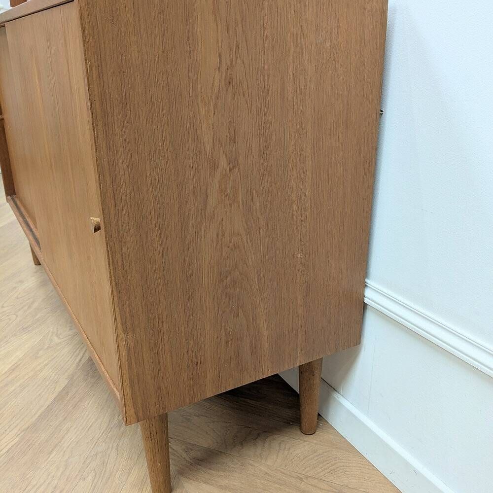 Vintage Danish oak sideboard from the 1960s.