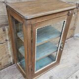 Old Art Deco display case in Burmese teak