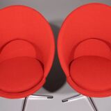 Chaises Verner Panton Modèle Cone K1 par Plus Linje années 60