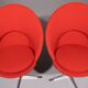 Verner Panton Model Cone K1 Chairs by Plus Linje 60s