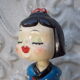 Vintage Let's kiss Japan figurine