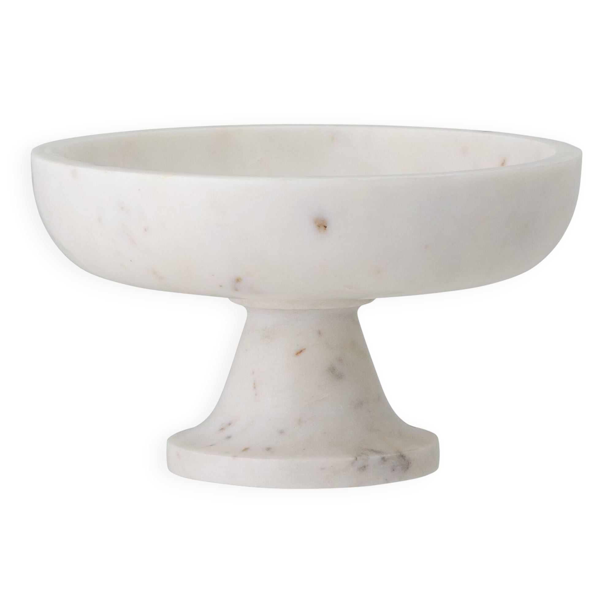 White marble serving bowl