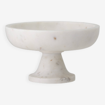 White marble serving bowl