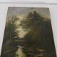 Two oil paintings on canvas signed N. Rousseau – fishing scenes from the 19th century.