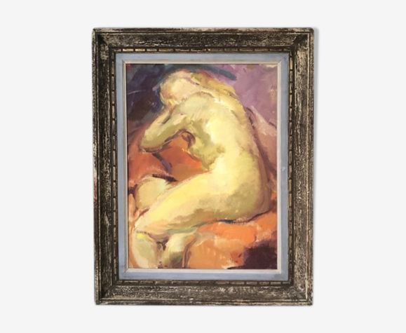 Tableau "La femme alanguie"