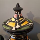 Superb large ceramic vase/jar Vallauris Jacques Laurent