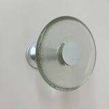 Patères vintage allemandes en aluminium et verre de Schönbuch, années 1970.