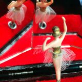 Asian music box and vintage tutu dancer 1970
