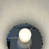 Wireless balcony lamp - unique recycled piece with tiger lampshade