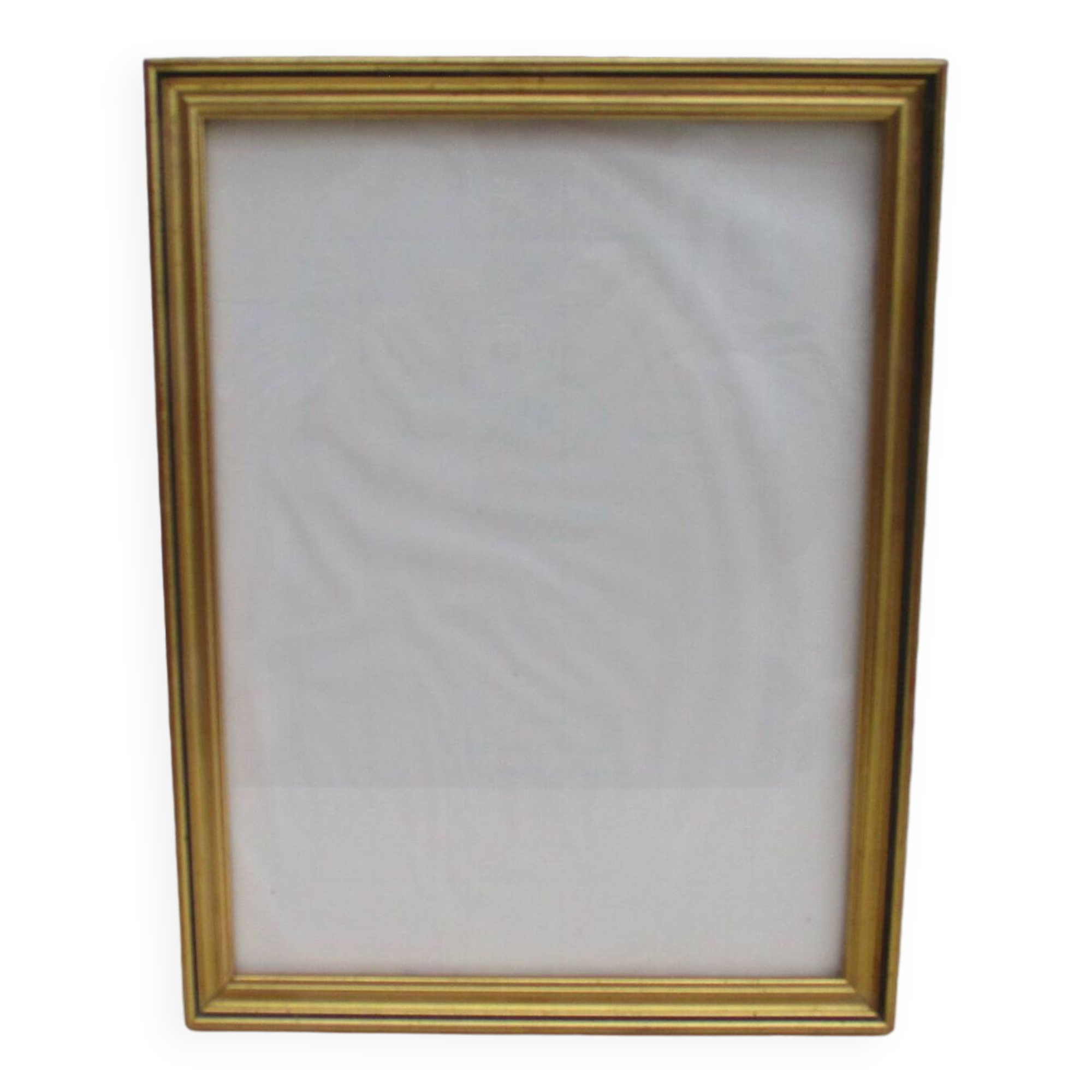 Vintage gilded wooden frame for 183 x 243 mm subject