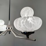 Soace Age designer chandelier, Italy, 1970s
