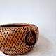 Japanese Style Bamboo/Rattan Woven Basket - Vintage