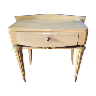 Bedside a Louis XVI foot drawer in blond wood