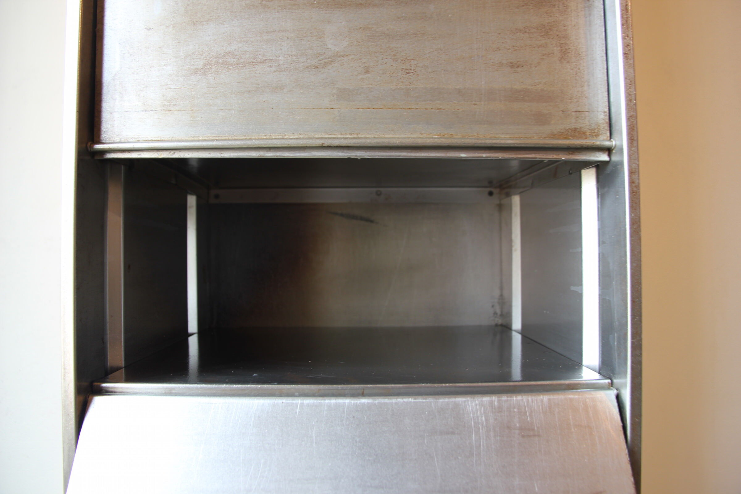 Furniture workshop / column has industrial valves