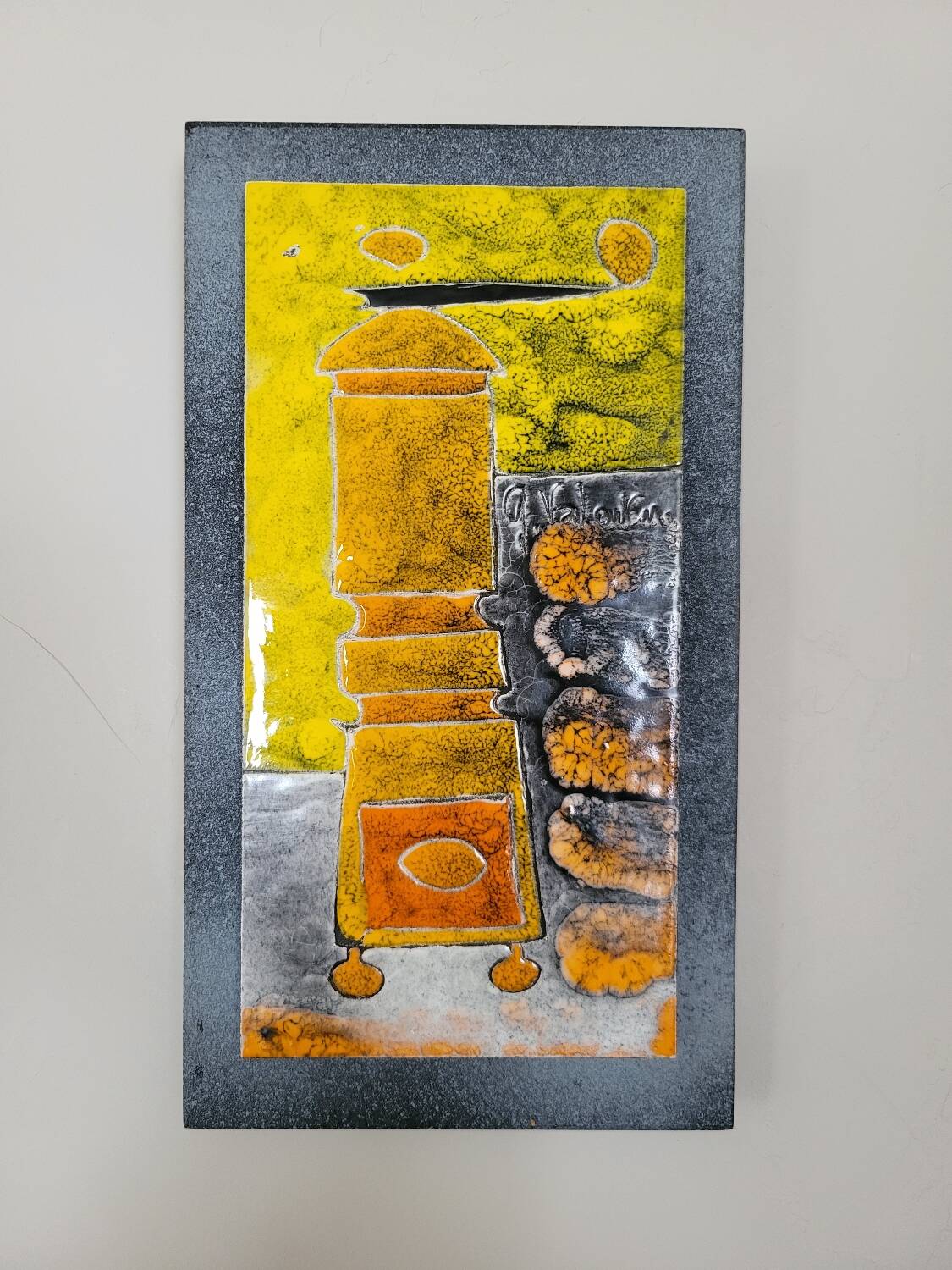 Gilbert Valentin "The Archangels" - Vallauris - Signed work of art - 427