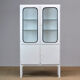Glass and iron medical cabinet, 1970