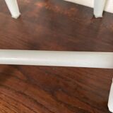 Celadon green pine stool