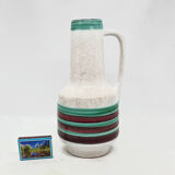 Ceramic vase with handle VEB Haldensleben, Germany, 1970s