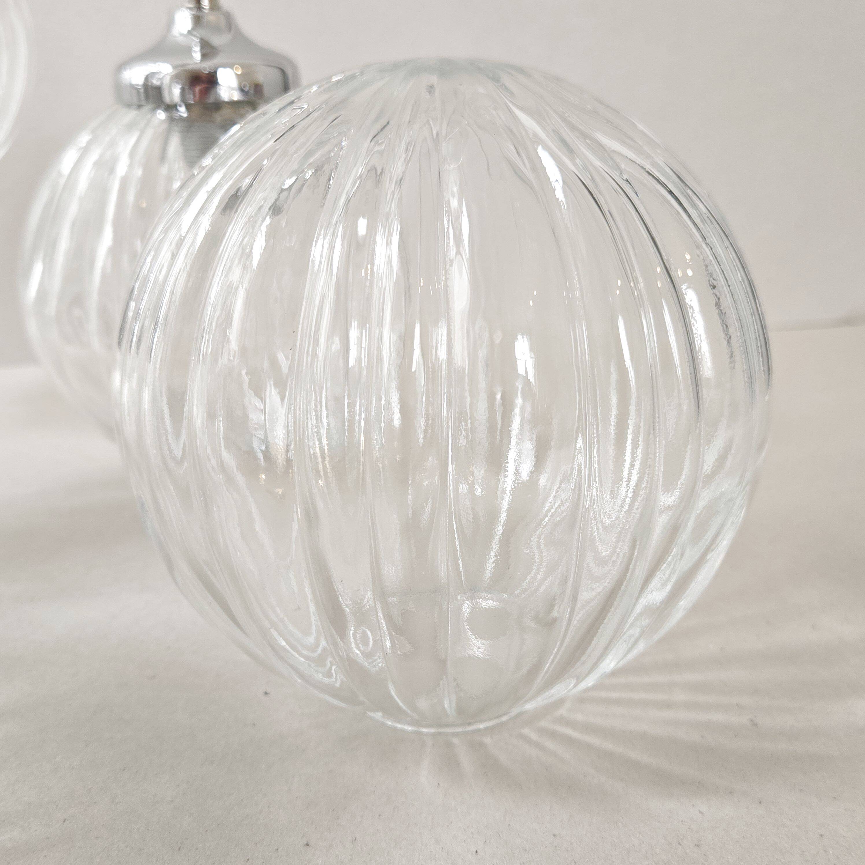 Vintage chandelier 6 balls 1970