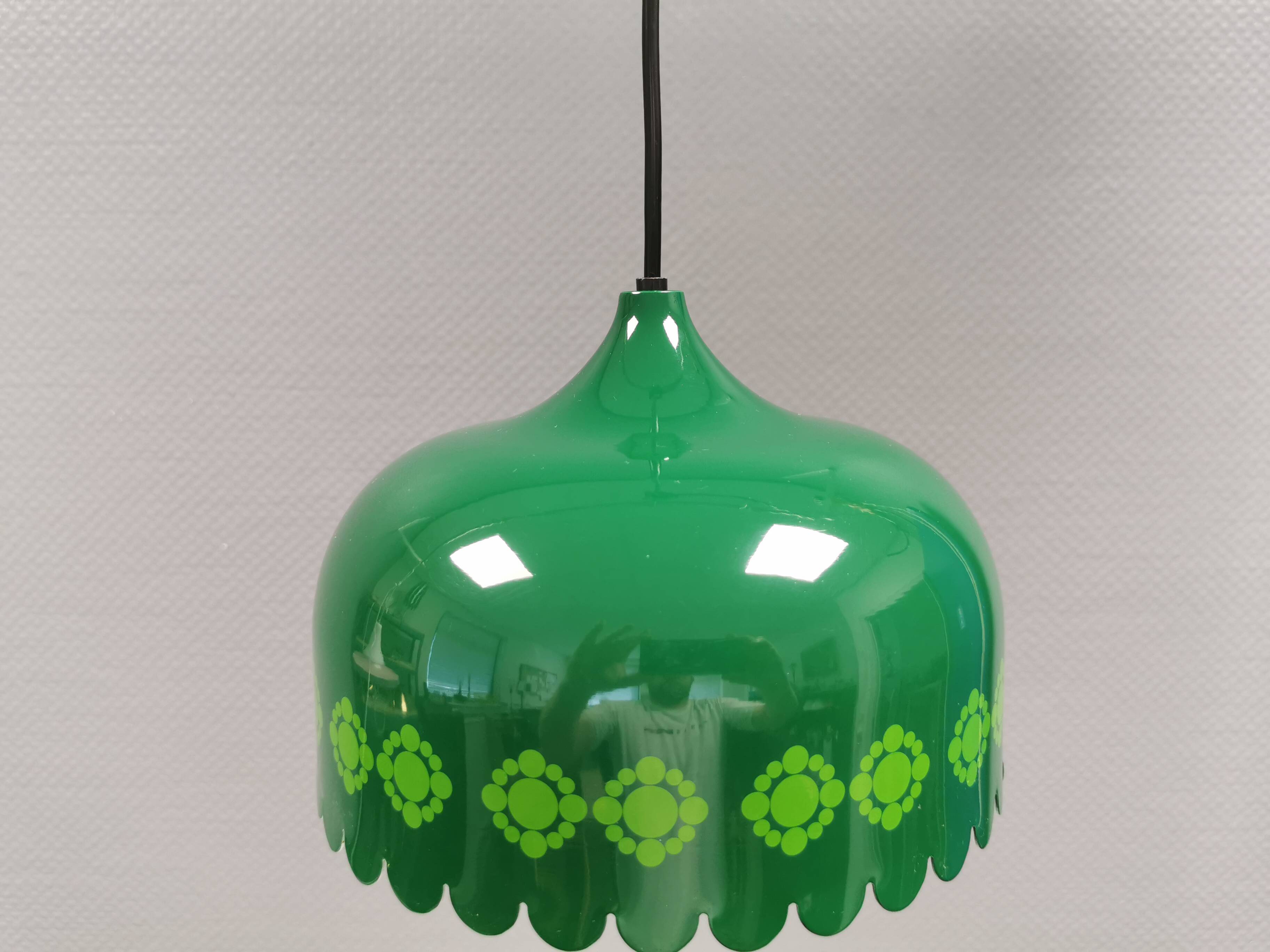 Fog & Mørup hanging lamp, model ‘Markise’, Denmark, 1960s–70s