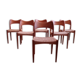 Danish Dining Chairs by Arne Hovmand Olsen for Mogens Kold, Set of 6, 1960s