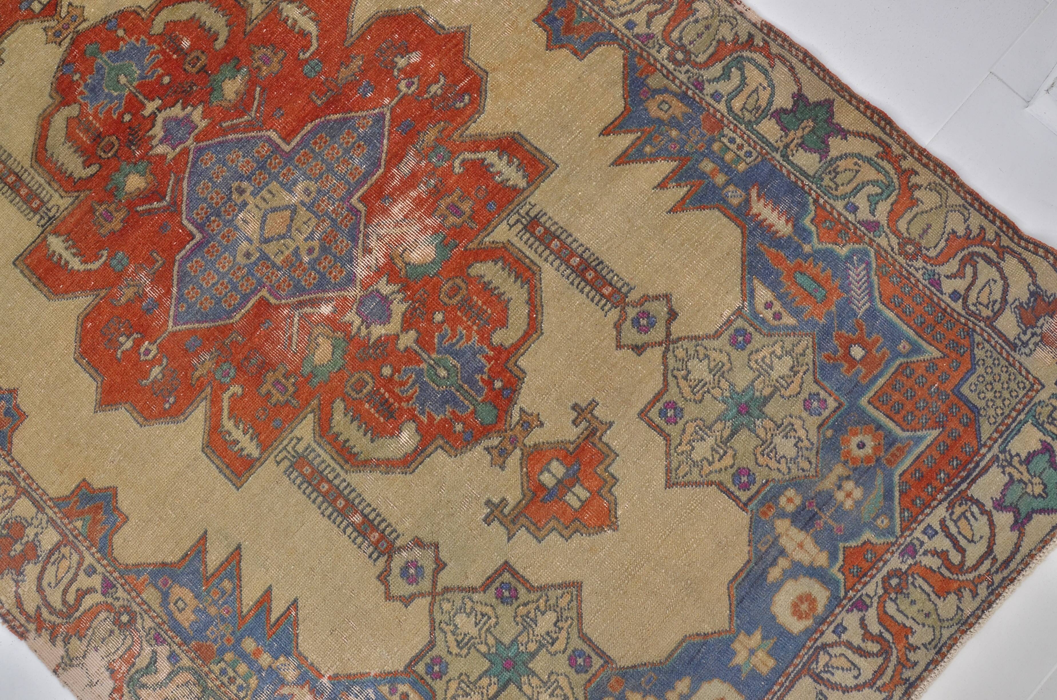 Multi Colour Organic Vintage Carpet sku h434