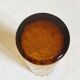 Set of 6 vintage amber glasses Height 17 cm