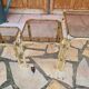 Vintage nesting coffee table