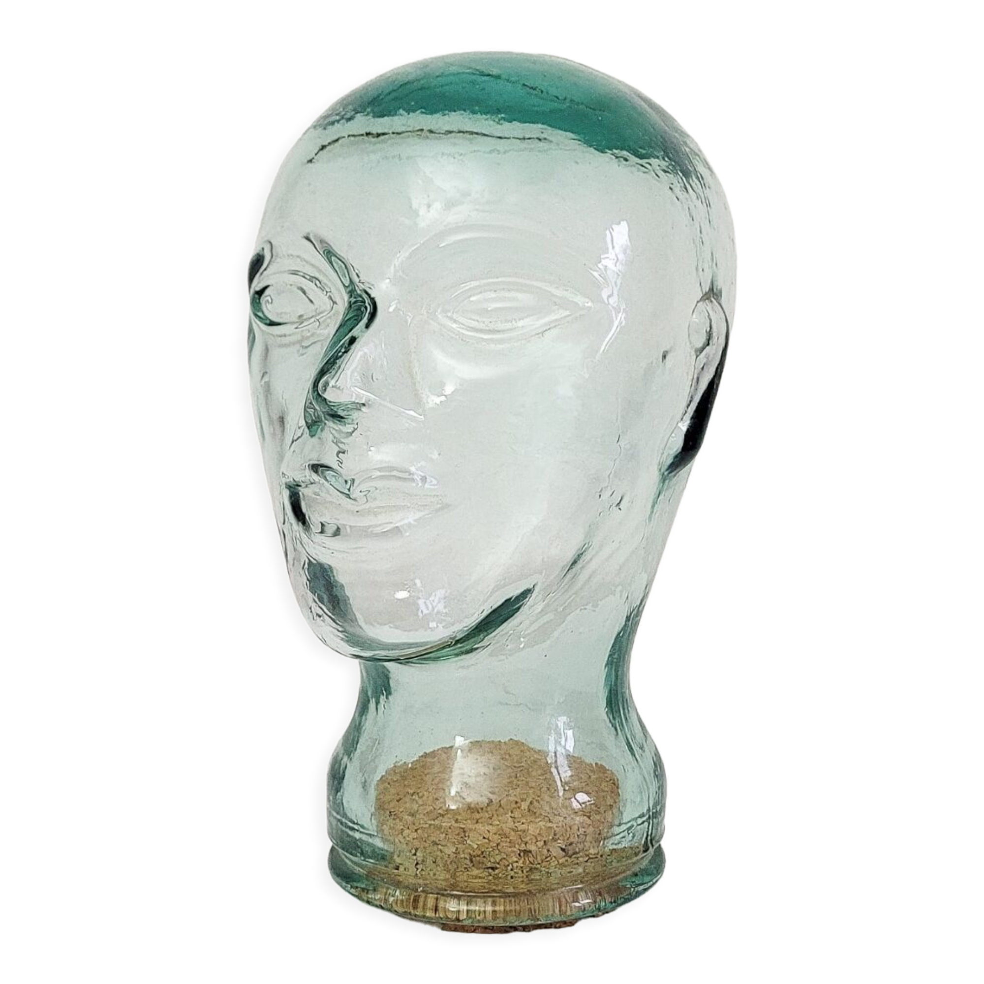 Vintage glass head