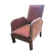 Fauteuil inclinable art déco, années 30, repose pieds rabattable