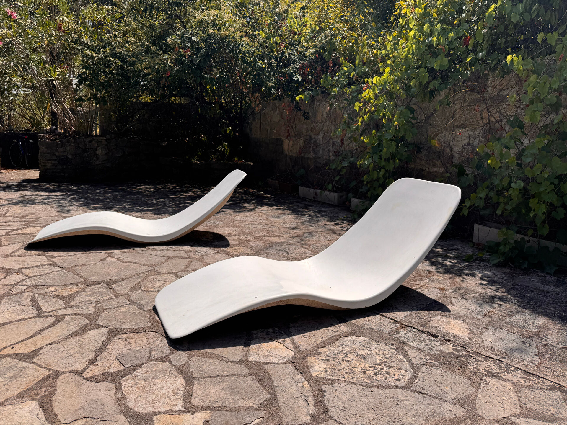 Lot de 3 chaises longues Zublena