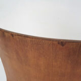 Set of two Friso Kramer for Auping '"Euroika" plywood dining chairs, The Netherlands 1960's