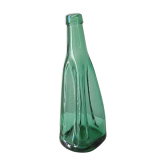Old blown glass bottle