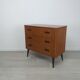 Commode scandinave années 60 teck vintage pieds compas