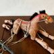 Wooden puppet horse