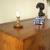 Rustic pine chest of drawers