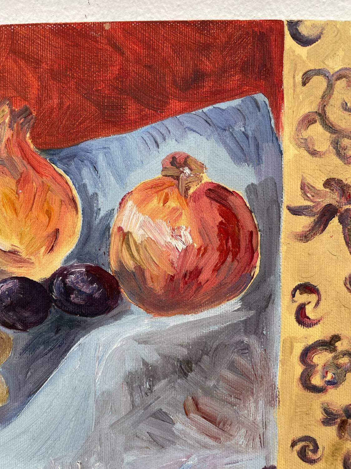 Still life oil painting