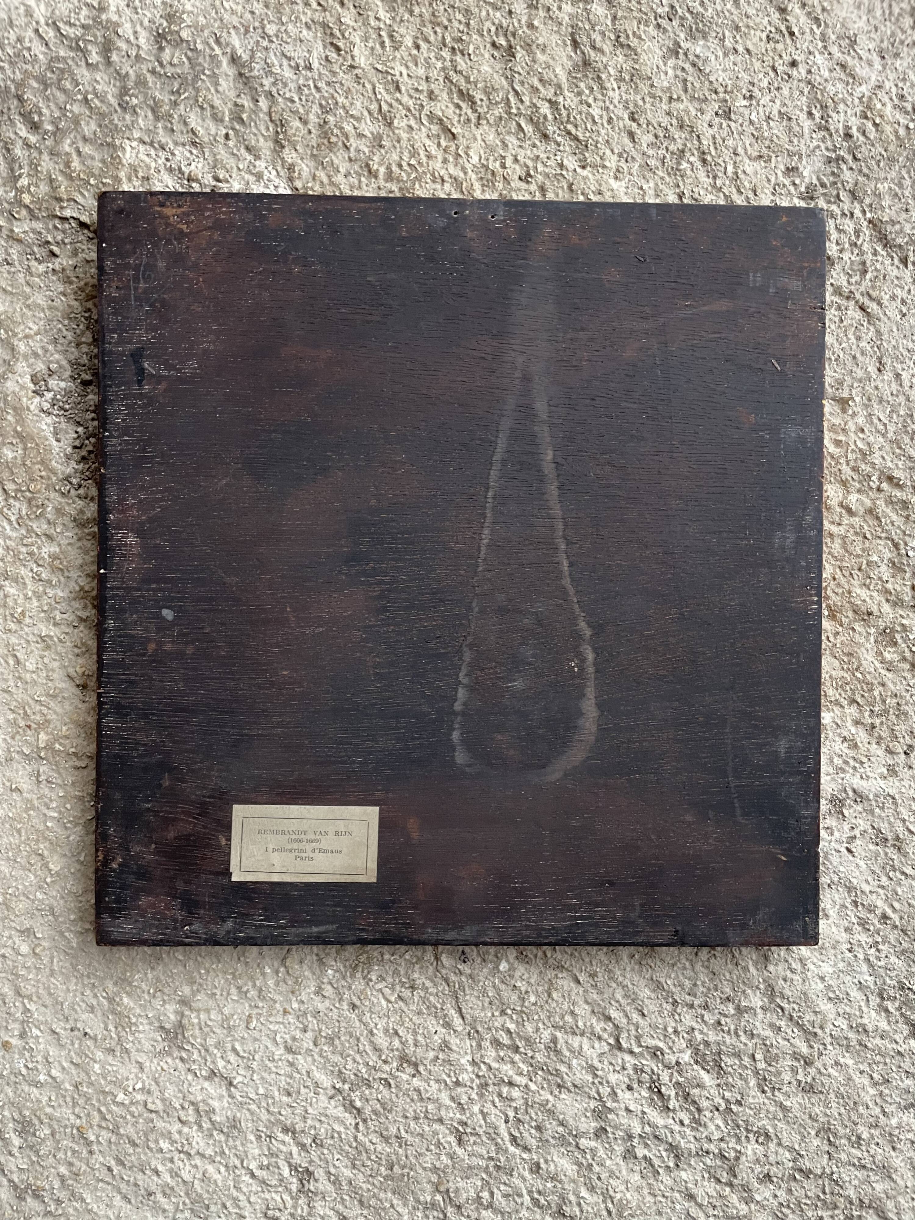 Old gilded wooden frame