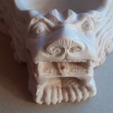 Plaster dragon ashtray