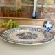 Large round antique dish
